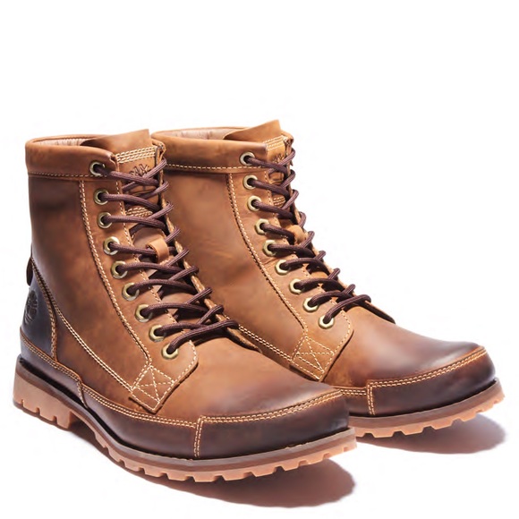 NEW TIMBERLAND MEN'S EARTHKEEPERS LEATHER 6IN BOOT - Picture 2 of 8